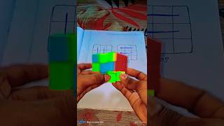 3x3 RUBIKS CUBE EASY TRICK VIRAL TRENDING SHORTS [upl. by Gessner]