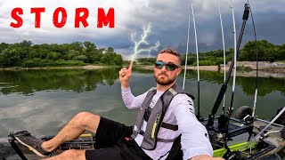 I Messed Up Kayak Fishing Before a Storm Hobie Outback [upl. by Ignaz572]