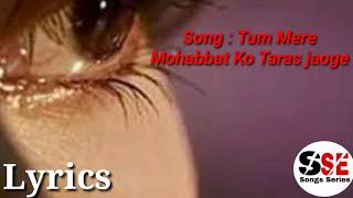 Tum mere baad mohabbat ko taras jaoge Lyrics  Sad Songs 2020  Love Song  breakup Song  Mohabbat [upl. by Camilla]