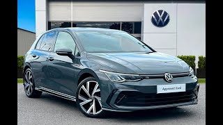 Approved Used Volkswagen Golf 8 RLine 15TSI 130 in Dolphin Grey  KtT21VUN  Wrexham Volkswagen [upl. by Wesley]