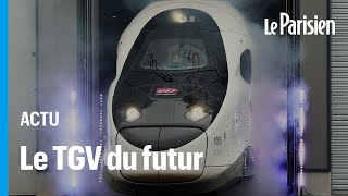 Plus de place plus écologique La SNCF dévoile son nouveau TGV [upl. by Airrat]