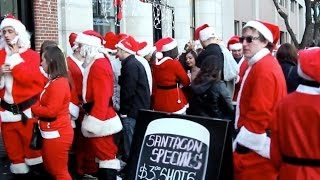 HoHoHoboken NJ SantaCon Pub Crawl Event [upl. by Auhsot]