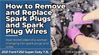 Lets Learn How to Change Spark Plugs amp Spark Plug Wires [upl. by Ellynad]