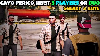 I Did the Cayo Perico Heist with 3 Players  Best Strategy to Master the Heist in GTA Online [upl. by Adnat]