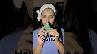 How to use a Gua Sha  Facial tools for glowing skin  YTshorts [upl. by Koch]