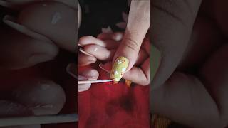 🌼Flower wali 💅nailart banaye toothpick se ghar par nailartyt shortvideoytshorts cutestmoments [upl. by Cinemod]