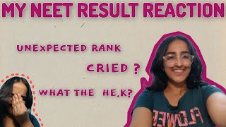 MY NEET 2024 RESULT REACTION UNEXPECTED RANK WHAT NEXT [upl. by Leroj125]