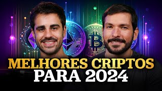 QUAIS AS MELHORES CRIPTOMOEDAS PARA 2024  Bitcoin Ether Altcoins IA Airdrops onde investir [upl. by Idnir]