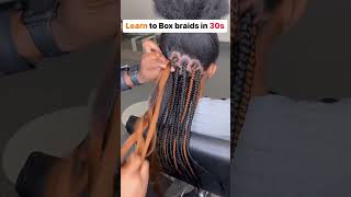 Learn To Box Braids  Beginners [upl. by Llywellyn]