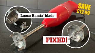 Tighten a loose Bamix blender blade  easy fix [upl. by Yug335]