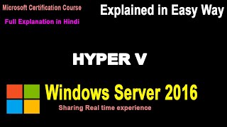 HyperV Full Course in one video  what is Hyper V  SCVMM  hyper v manager full concept by icnt [upl. by Narual]