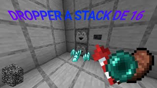 Distributeur d’items automatique stack de 16 Minecraft bedrock [upl. by Novi320]