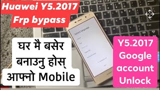 How to Huawei Y52017 Frp bypass Unlock [upl. by Ettennej]