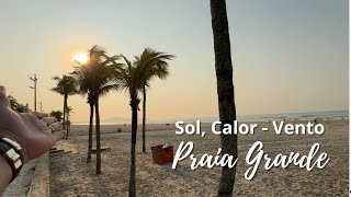 CALOR LOGO CEDO  VENTO NOROESTE  PRAIA GRANDE [upl. by Ai]