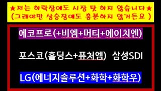 4 에코프로 에코프로비엠 에코프로머티 에코프로에이치엔 posco홀딩스 포스코퓨처엠 LG에너지솔루션 LG화학 LG화학우 삼성SDI [upl. by Yesllek]