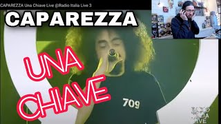 METALHEAD REACTS CAPAREZZA  UNA CHIAVE  live radio italia in depth reaction  review [upl. by Trebmal]