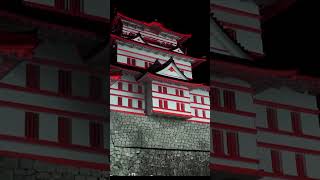 INCREDIBLE projection on Odawara Castle in Japan  lumenstory [upl. by Omrelliug]