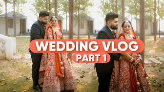 WEDDING VLOG PART 1 [upl. by Blinnie]