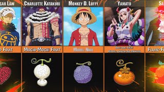 ONE PIECE All Shown Devil Fruits  Image of Devil Fruits [upl. by Adnohsak264]