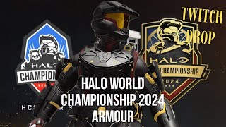 HCS WORLD CHAMPIONSHIP 2024 Armour Twitch drop amp Killionaire charm Halo Infinite [upl. by Atinaj]