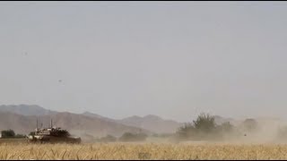 Marine Tanks Assault Taliban Stronghold  Combat Footage of Armor in Afghanistan [upl. by Rutledge]