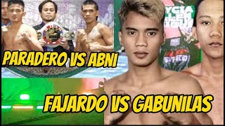 Meil Fajardo Vs John Paul Gabunilas mag lalaban para sa WBO Asia Pacific Youth Light Fly  WBO fight [upl. by Nifled697]