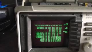 87 HP8590A Spectrum Analyzer First Look [upl. by Earal]