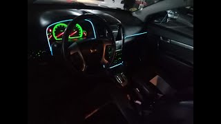 Colocar Tira Led interior regulable en Chevrolet Captiva [upl. by Seuguh]