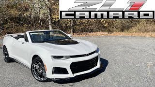 2023 Chevrolet Camaro ZL1 Convertible POV Start Up Exhaust Test Drive Walkaround and Review [upl. by Waterer]