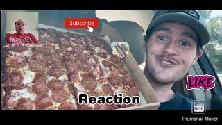 Reaction to Donatos Bakery Crust Pizza Review [upl. by Siderf]