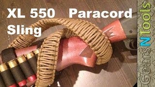 Triple Cobra Weave Paracord 550 Gun Sling Shotgun  Rifle How to DYI Step by Step Instructions [upl. by Aikemat271]