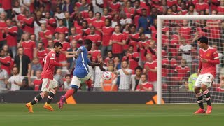 Festy Ebosele with a fantastic strike into the top corner after an amazing run 🔥 fifa22 careermode [upl. by Aimekahs]