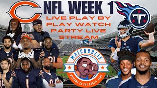 NFL WEEK 1 CHICAGO BEARS VS TENNESSEE TITANS Livestream Play By Play Watch Party [upl. by Wylma244]