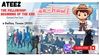 KPOP Concert  ATEEZ  Dallas Texas 2022  The Fellowship Beginning of the End [upl. by Najar729]