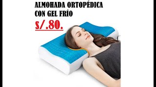 ALMOHADA ORTOPÉDICA CON GEL FRÍO [upl. by Milman]