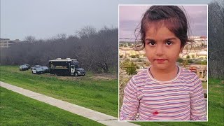 Investigators search wooded area in connection with missing girl Lina Khil SAPD says [upl. by Eletnahc]