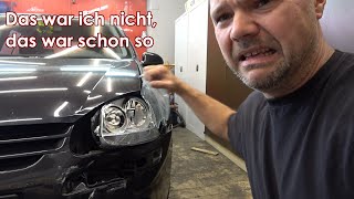 Auf einmal war das so Golf5 Unfall was sonst [upl. by Aihsinat]