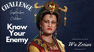 Civilization 6 FR  Know Your Enemy  Challenge Septembre [upl. by Namaj]