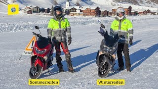 TCSRollertest Sommerreifen und Winterreifen im Vergleich [upl. by Dimah]