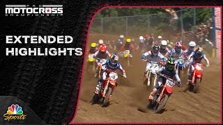 Pro Motocross 2024 EXTENDED HIGHLIGHTS Round 6 at RedBud  7624  Motorsports on NBC [upl. by Amara625]