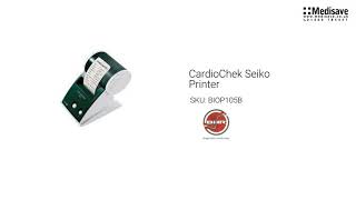 CardioChek Seiko Printer BIOP105B [upl. by Doble]