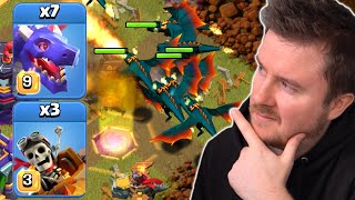 DRACHEN  DRACHENREITER richtig genutzt im Pro Match in Clash of Clans [upl. by Hastings720]