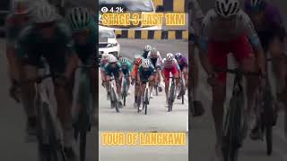 Tour of Langkawi Stage 3 Last 1km touroflangkawi petronastouroflangkawi [upl. by Akissej]