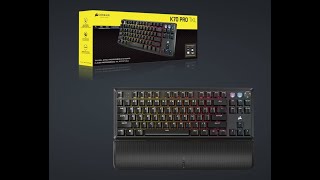 Corsair K70 PRO TKL Unboxing  Link Review [upl. by Asp878]