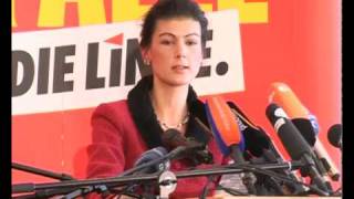 Politischer Aschermittwoch 2010 Sahra Wagenknecht neue Version [upl. by Esorrebma]