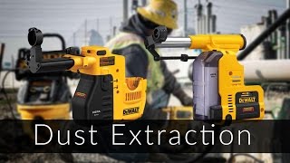 DeWalt Rotary Hammer Dust Extraction Attachment [upl. by Leahciam759]