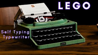 Lego Self Typing Typewriter [upl. by Meikah265]