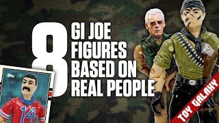 8 GI Joe Figures Based on Real People  List Show 7 [upl. by Aslehc]