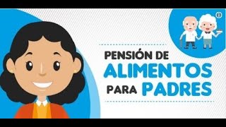 PENSIÓN DE ALIMENTOS PARA PADRES Y ABUELOS ¿Se puede reclamar pensión a los hijos [upl. by Aehtorod]