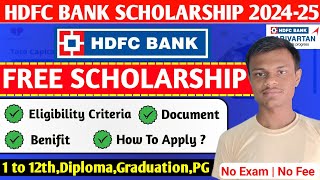 HDFC Bank Parivartans ECSS Programme 202425  How To Apply HDFC Bank Parivartans Scholarship 2024 [upl. by Nyliram]